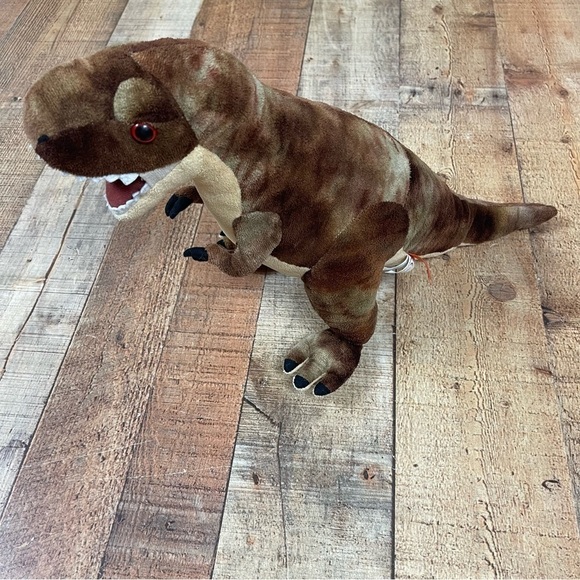 Wild Republic T Rex Dinosaur Stuffed Animal Plush Toy Soft Animals 10 Inches - Picture 2 of 10